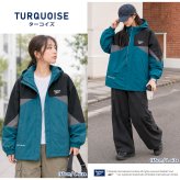 【予約】Reebok リーボック マウンテンパーカー レディース 長袖 アウター ブルゾン スタンド フルジップ フーディ 中綿 キルト 軽量 防風 あたたかい ロゴ 刺繍  ブランド 大きいサイズ ゆったり ユニセックス 春 秋 冬 M L LL 黒 紺 2026fw karlas