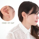 セカンドピアス つけっぱなし ハート 4mm 軸太 ロングポスト 金属アレルギー ステンレス かわいい 医療用 サージカル レディース 小さい プレゼント