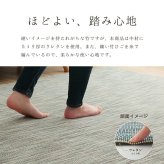 ラグ カーペット バンブー 竹 グラデーション 抗菌防臭 消臭 夏 オールシーズン 滑り止めシート付き 約140×200cm