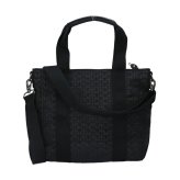 キプリング トートバッグ レディース ブランド Kipling アッセーニ ミニ ミニトートバッグ ロゴ ワンポイント 総柄 2WAY KI3572-K59 Signature Emb 黒