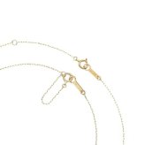 【無料ラッピング】  ヨンドシー 4℃ 5月誕生石 K10イエローゴールド ネックレス エメラルド ホワイトトパーズ ブランド 正規品 新品 ギフト プレゼント 人気 おすすめ 誕生日 記念日 クリスマス 送料無料