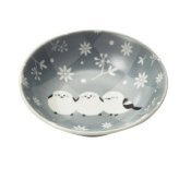 花より団子のシマエナガ　小鉢  B-0302 景品 記念品 粗品 ノベルティ 名入れ 御挨拶 ご挨拶