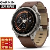 ガーミン GARMIN fenix 9 Pro inReach AMOLED 47mm フェニックス9 プロ インリーチ アモレッド GPS スマートウォッチ 010-04336-80 腕時計 Ti / Leather Band【2026 新作】