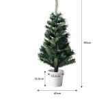 クリスマスツリー オーナメントセット 90cm おしゃれ 北欧風 松ぼっくり オーナメント 飾り まるで本物 組み立て簡単 ヌードツリー 高品質 足元隠し Xmastree