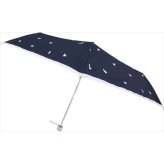 50cm 耐風式軽量UV加工付ミニ傘 シルエットキャット 傘 軽量設計 耐風傘 折りたたみ 紫外線対策【北海道・沖縄県・離島 配送不可】