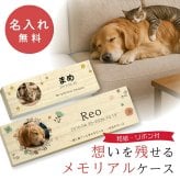  遺毛ケース 桐 写真入り ペット 毛 ひげ 髭 ヒゲ 犬 猫 鳥 ハムスター うさぎ 名入れ フルカラー メモリアルケース メッセージ 愛犬 愛猫