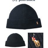 2026 最新 ポロ ラルフローレン ニット帽 メンズ レディース ブランド POLO RALPH LAUREN ロゴ 無地 PC0483 黒 青 ネイビー グレー 帽子 選べるモデル