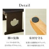 デスク チェア 供物台 2台セット 仏具 仏壇 幅45cm 高さ20cm 幅60cm 高さ39cm 木製 桐 軽量 法事 お盆 折り畳み コンパクト お供え台 法事机 和机 置き方 防腐性 防湿性 持ち運び 新生活