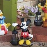 ソーラーライト ドナルド ディズニー ガーデンライト 屋外 防水 おしゃれ 玄関 庭 太陽光 自動点灯 センサーライト キャラクター エクステリア 雑貨 プレゼント ギフト セトクラフト