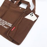 スヌーピー 2wayスクエアトートバッグ (ブラウン)  ルートート ROOTOTE SNOOPY 送料込み