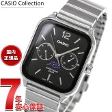 カシオ コレクション CASIO Collection アナログ 腕時計 MTP-M305D-1AJF ブラック ムーンフェイズ【2025 新作】