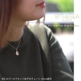 ゴールド ネックレス ハワイアンジュエリー ネックレス ゴールド ピンクゴールド ネックレス 刻印 無料 誕生石 ティアドロップ しずく型 雫 14K K14 K10カットあずきチェーン太さ0.9mm ギフトラッピング可能 プレゼント ハロウィン 【品番：CG-GP119R-228SDC4】