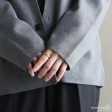 ステンレス 一粒 パールリング ゴールドリング ワイドリング 幅広 ゴールド 18K GP フリーサイズ レディース 女性 指輪 金属アレルギー対応