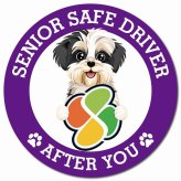 カーサイン 高齢者マーク SENIOR SAFE DRIVER マルックス マグネット 強力 直径13cm 肉球 日本製 車 ステッカー