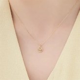 【無料ラッピング】  ヨンドシー 4℃ EAU DOUCE４℃ K18イエローゴールド ネックレス ダイヤモンド ブランド 正規品 新品 ギフト プレゼント 人気 おすすめ 誕生日 記念日 クリスマス 送料無料