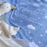 【お名前入りブランケット】Sweet dreams 名入れ ギフト 出産祝い ニューボーン 誕生日 出産準備 撮影アイテム ベビーブランケット