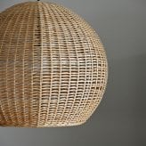 照明 ライト ランプシェード ペンダントランプ ラタン 籐 ランプ シェード 1灯 口金E26 60W LED 天井 インテリア ペンダント 吊り下げ 和モダン 器具 おしゃれ リゾート