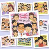 似顔絵 ルビー婚式 ギフト プレゼント 名入れ 贈り物 手描き ルビー婚式 記念日 結婚記念日 結婚40周年 お祝い 大人数 家族 両親 お父さん ご夫婦 夫婦 修正無料 下書き確認 名入れ 似てる そっくり 宝物 かわいい 思い出 記念 感謝 40周年 米寿祝い ハロウィン イラスト キレイ クリスマス 古希祝い 喜寿祝い ホワイトデー 披露宴 バレンタインデー