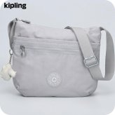 キプリング ショルダーバッグ レディース ブランド Kipling アルト ロゴ ワンポイント 無地 K19911-9RW Easy Grey グレー