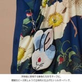 倭物や カヤ 倭の絵 ビーズバッグ 7IJP6101 メール便 送料無料 バック ショルダーバック 肩掛け ポシェット ビーズ刺しゅう ウサギ ネコ トラ 和柄 和モダン 和服 レトロ モダン 和服 和 昭和レトロ