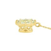 【無料ラッピング】  ヨンドシー 4℃ EAU DOUCE４℃ Summer Collection K18イエローゴールド ネックレス クォーツ グリーンアメシスト  ブランド 正規品 新品 ギフト プレゼント 人気 おすすめ 誕生日 記念日 クリスマス 送料無料