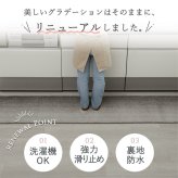 ラグ カーペット キッチンマット 室内 おしゃれ 洗える グラデーション 滑り止め付き 洗える玄関マット 洗濯機で洗える マット 小さめ 小さい 滑らない 明るい オシャレ 小さいサイズ ふわふわ 防水 グリーン 緑 ブルー 青 グレー レッド 赤