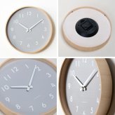 CHAMBRE シャンブル 掛け時計 壁掛け時計 日本製 Kasane CLOCK 木製 プライウッド 静音 秒針なし おしゃれ 北欧 ナチュラル ウォールクロック 直径29cm 無垢材 シンプル 和モダン ムーブメント リビング 寝室 玄関 新築祝い 結婚祝い 引越し プレゼント ギフト インテリア
