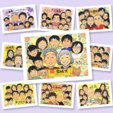 似顔絵 金婚式 ギフト 名入れ プレゼント 贈り物 手描き 金婚式 記念日 結婚記念日 お祝い 結婚50周年 大人数 両親 家族 お父さん 祖父母 お母さん 夫婦 修正無料 下書き確認 名入れ サプライズ 親孝行 一生もの 似てる 長寿 感謝 50周年 思い出 応援 喜寿祝い 結婚祝い オーダーメイド バレンタインデー 百寿祝い 同窓会 感動 米寿祝い メモリアルギフト