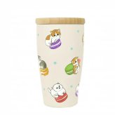 モフサンド mofusand 2WAY 木蓋付き 真空二重 タンブラー 350ml  カップ コップ 保温 保冷 まほうびん ネコ 猫 ねこ 蓋サメにゃん