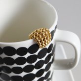 ステンレス つぶつぶ 5連イヤーカフ 大ぶり メタルイヤーカフ 存在感 ゴールド 18KGP 片耳1点 可愛い プチプラ 耳の穴不要 痛くない レディース 女性 金属アレルギー対応フェイクピアス ノンホール イヤリング