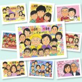 似顔絵 古希祝い プレゼント 名入れ 贈り物 手描き ギフト 古希 70歳 長寿祝い 長寿 誕生日 大人数 両親 お父さん 家族 お母さん 下書き確認 名入れ 修正無料 実績多数 そっくり 宝物 似てる 70歳 長寿祝い 思い出 ハロウィン ホワイトデー オリジナル 二次会 百寿祝い 感動 感謝 色紙 お祝い返し オーダーメイド メモリアル 傘寿祝い 喜寿祝い