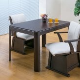 [こたつテーブル単品] 105cm×80cm ダイニングこたつテーブル 長方形 ダイニングテーブル 電気こたつ ダイニングこたつ テーブル おしゃれ ハイタイプ 高脚 FLGTK-105FC　送料無料