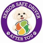カーサイン 高齢者マーク SENIOR SAFE DRIVER マルプー ステッカー シール 直径13cm 肉球 日本製 車