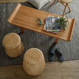 テーブル スツール 腰掛け イス 椅子 いす ラタンスツール 籐 ラタン 木製 インテリア おしゃれ クッション ブリーズ モダン ナチュラル 北欧 カフェ サンフラワーラタン 玄関 浴室 リビング