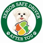 カーサイン 高齢者マーク SENIOR SAFE DRIVER マルーキー ステッカー シール 直径13cm 肉球 日本製 車