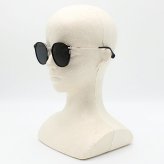 マックスマーラ Max Mara サングラス ノーズパッド UVカット アイウェア ボストン ウェリントン MM0147-K/S 01A 54 メンズ レディース ユニセックス ブラック+グレー 海外正規品