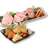 お歳暮・冬ギフト プリマハム 鹿児島県産恵味の黒豚ハムとさつま揚げセット KKS-350 (KKS-350) ※送料無料(北海道・沖縄・離島への配送不可)