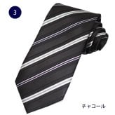 ネクタイ ブランド ミチコロンドン 正規品 ネクタイ ブランド 日本製 MICHIKO LONDON ストライプ おしゃれ グレー シルバー ワイン アオ ギフト プレゼント 就活 就職祝 誕生日 バレンタイン 