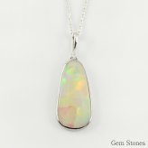 オパール ネックレス 2.344ct ダイヤモンド プラチナ Pt900 ペンダント シンプル エレガント 上品 レディース 宝石 ダイヤ 一粒 一石 ジュエリー 10月 誕生石 プレゼント