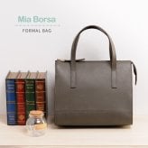 バッグ レディース フォーマルバッグ 2WAY ハンドバッグ サフィアーノ レザー 牛床革 ブランド Mia Borsa 斜め掛け ショルダー 牛床革 シンプル ギフト プレゼント 卒業式 入学式 冠婚葬祭 慶弔兼用 入園式 卒園式 5F (07000325r)