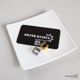 ステンレス メタルイヤーカフ スクエアイヤーカフ 四角 ぷっくり C字 ブロック ゴールド 18KGP シルバー 片耳1点 可愛い シンプル プチプラ 耳の穴不要 痛くない レディース 金属アレルギー対応フェイクピアス ノンホール イヤリング 女性