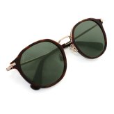 マックスマーラ Max Mara サングラス ノーズパッド UVカット アイウェア ボストン ウェリントン MM0147-K/S 52A 54 メンズ レディース ユニセックス ハバナ（クリア）+グリーン 海外正規品