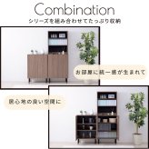 ラック キャビネット 扉付き リビング ハイタイプ 北欧 おしゃれ 脚付き 幅60 高さ155 奥行き30.5 飾り棚 ディスプレイ 3段 収納 書類 ファイル s4 縦長 木製 新生活
