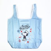 スヌーピー エコバッグ ロゴ ノーティカルスタイルシリーズ SNOOPY