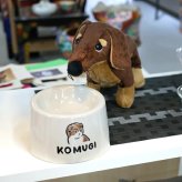フードボウル 似顔絵 名入れ 手描き ゆるかわ 最速 pet105 | フードボール 高さがある 犬 猫 ペット 食器 陶器 日本製 おしゃれ 餌入れ 餌皿 水飲み 給水器 皿 犬用 猫用 食器 超小型犬 小型犬 父の日