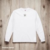 Tシャツ 星 GTO 6.2オンス プレミアム ロングスリーブ Tシャツ ブラック ホワイト 2年連続入賞のデザイン メンズ レディース 普段着に オリジナルデザイン 特攻服 オラオラ系 暴走族 暴走天使 卒業式 ヤンキー チョイ悪 おしゃれ