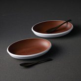 紀州塗 MAKOTO japan プラティーク オーバルプレートペア 0774005  内祝 内祝い お祝 御祝 記念品 出産内祝い プレゼント 快気祝い 粗供養 引出物