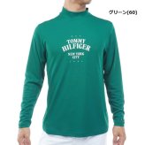 トミーヒルフィガー ゴルフ メンズ ワッフル 長袖モックシャツ TOMMY HILFIGER THMA655 2026年秋冬モデル お誕生日祝い お祝い 記念品 お父さん 父の日 彼氏 男性 30代 40代 50代 60代  還暦祝い 敬老の日 人気プレゼント プレゼント