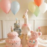 MON AMI バースデー グース あひる ガチョウ ぬいぐるみ ホワイト ST1799 モナミ