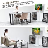 テレビスタンド Circle ONTV0290 自立式テレビスタンド 左右90度首振り 高さ調節可能 壁の穴あけ不要 テレビボード シンプルスタイル モダン 32v型～65v型 重量 最大 40kg  VESA規格 100×100～400×400mm